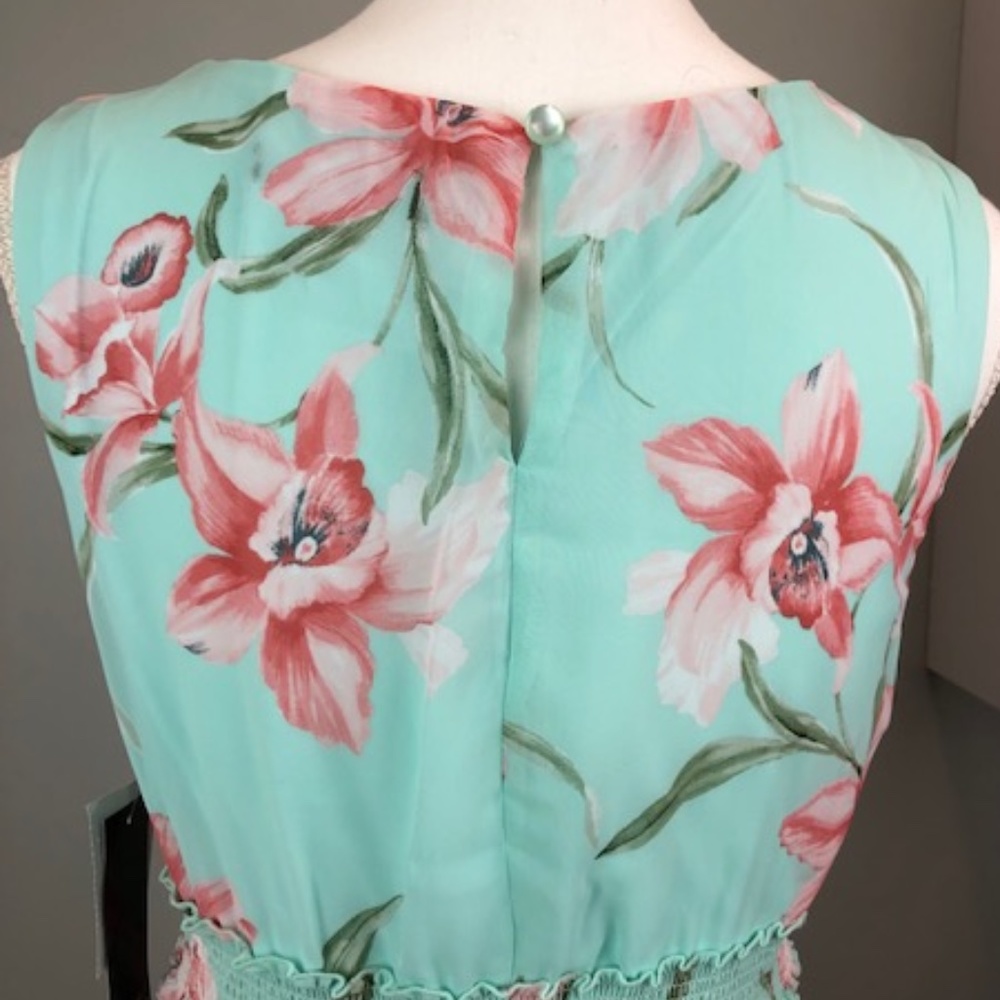 Floral Print Dress Summer Sz 6P - Picture 8 of 10